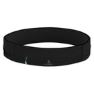 FlipBelt Zipper hardloopriem zwart — ronde vorm, ritsvak zichtbaar aan de voorzijde