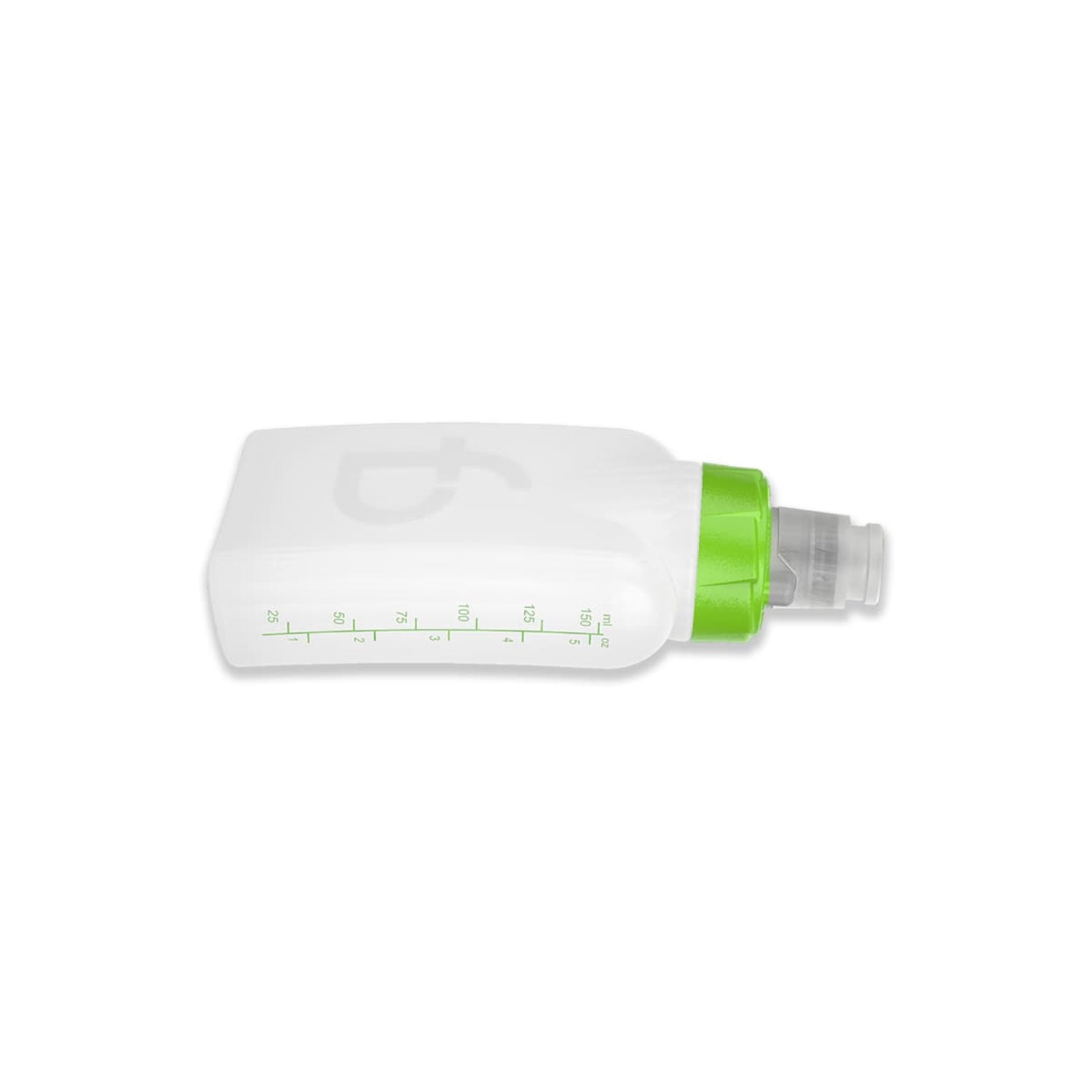 FlipBelt Arc Waterfles zijaanzicht met maatlijnen — 175ml